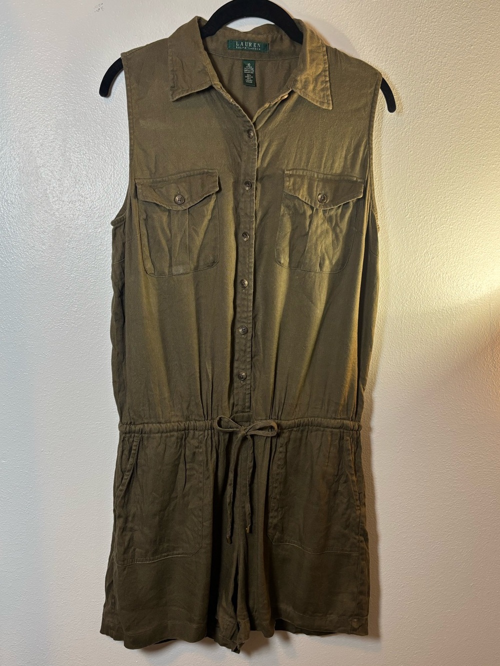 Olive Green Linen Blend Romper
Lauren Ralph Lauren